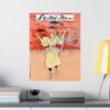 Lu-Mi-Num Bicycle ad - Charles Tichon (c. 1890s) - Art Nouveau Poster Print