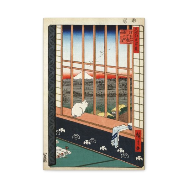 Asakusa Ricefields and Torinomachi Festival - Utagawa Hiroshige (1857) - Japanese Woodblock Canvas Print