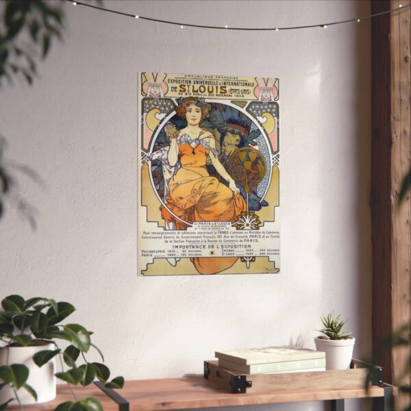 Exposition Universelle et Internationale de St. Louis - Alphonse Mucha (1904) - Art Nouveau Poster Print