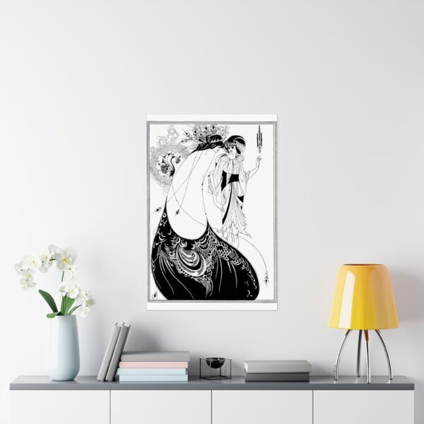 Aubrey Beardsley - The Peacock Skirt (1893) - Art Nouveau Poster Print