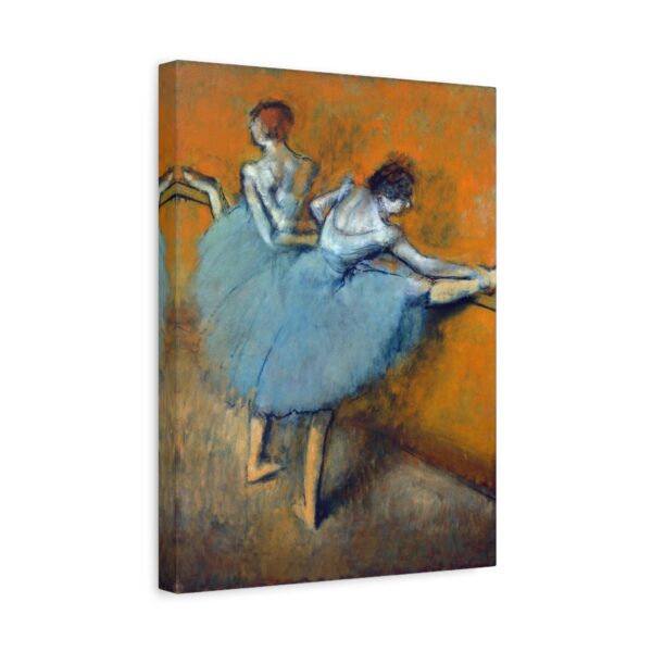 18125334086691568578_2048.jpeg Dancers at the Barre - Edgar Degas (c. 1900) - Impressionist Canvas Print