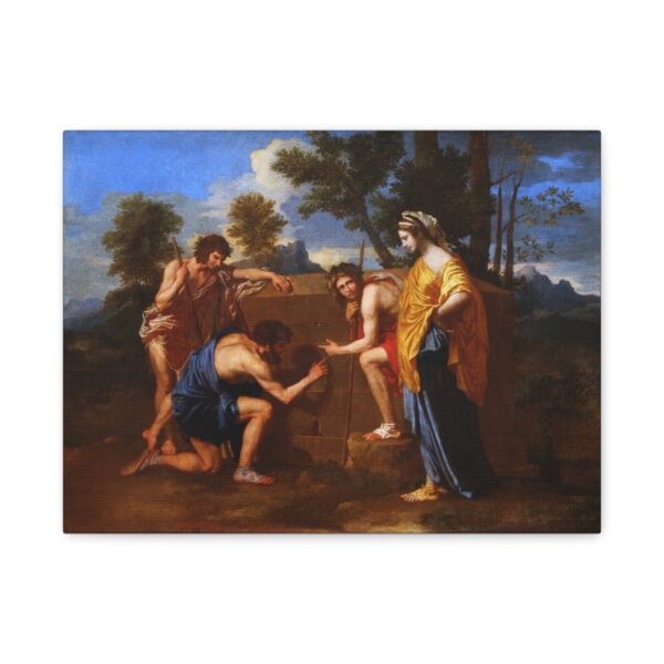 18130464248338396798_2048.jpeg The Arcadian Shepherds (Et in Arcadia Ego) - Nicolas Poussin (c. 1637-38) - Classical Canvas Print