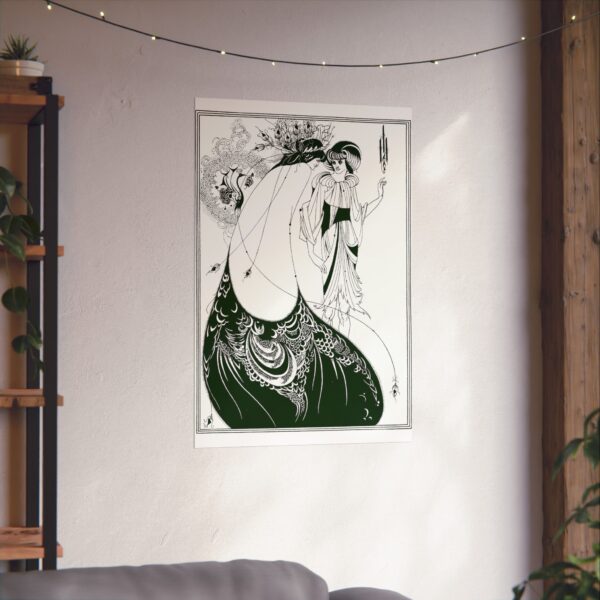 Aubrey Beardsley - The Peacock Skirt (1893) - Art Nouveau Poster Print