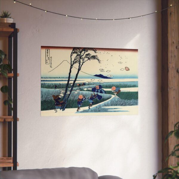 Ejiri in Suruga Province (Sunshu Ejiri) - Katsushika Hokusai (c. 1830-32) - Japanese Woodblock Poster Print