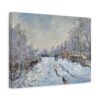 1857737837081822312_2048.jpeg Snow at Argenteuil - Claude Monet (1875) - Impressionist Canvas Print
