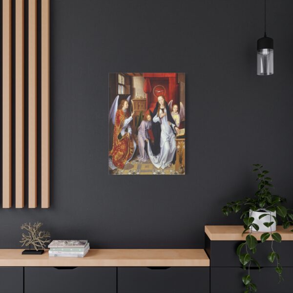 The Annunciation - Hans Memling (c. 1480s) - Renaissance Canvas Print