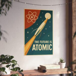 1932805260730878037_2048.jpeg The Future Is Atomic - LUNE Original - Space Age Poster Print