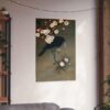 Crow and Blossom - Ohara Koson (c. 1910) - Japanese Woodblock Poster Print
