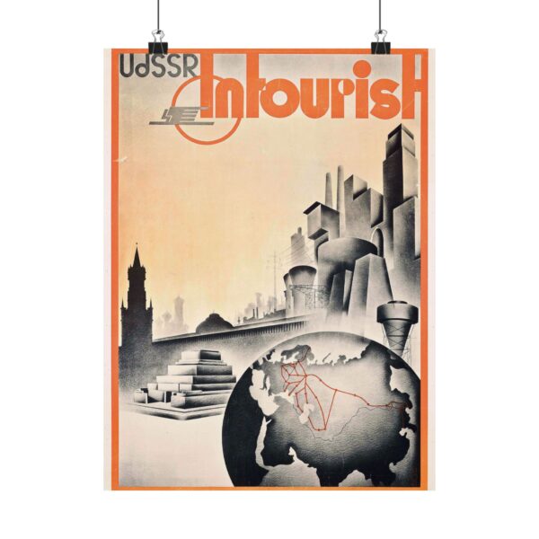 2008475022670305979_2048.jpeg UdSSR - Intourist (1935) - Vintage Travel Poster Print