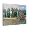 Haystacks - Claude Monet (1885) - Impressionist Canvas Print