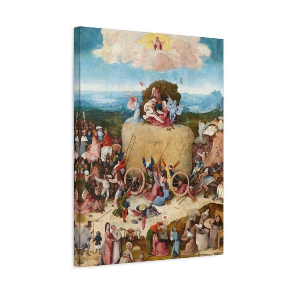 2227818161114250570_2048.jpeg The Haywain Triptych (central panel) - Hieronymus Bosch (c. 1510) - Renaissance Canvas Print