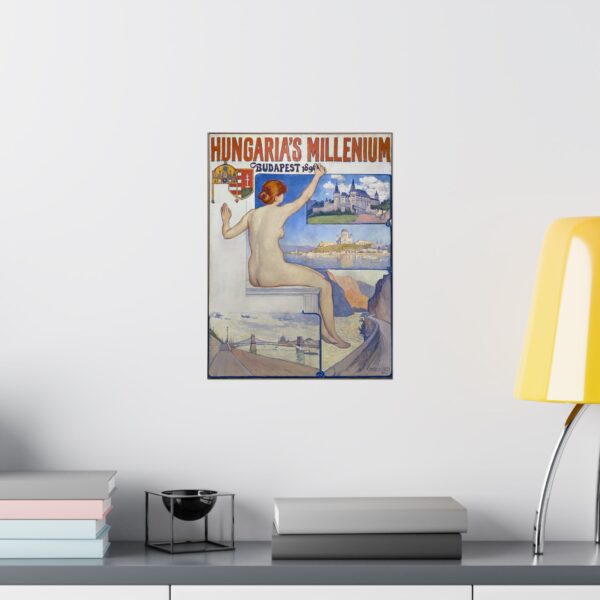 2337612001644669304_2048-1.jpeg Hungaria's Millenium, Budapest 1896 - Théo Van Rysselberghe - Art Nouveau Poster Print