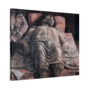 2378001654470403342_2048.jpeg Lamentation of Christ - Andrea Mantegna (c. 1480) - Renaissance Canvas Print