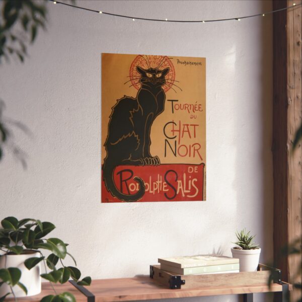 Le Chat Noir - Théophile Steinlen (1896)- Art Nouveau Poster Print