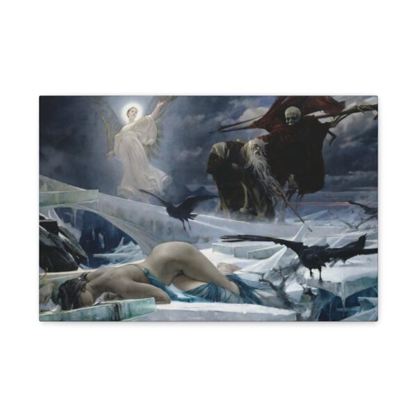 Ahasuerus at the End of the World - Adolf Hirémy-Hirschl (1888) - Classical Canvas Print