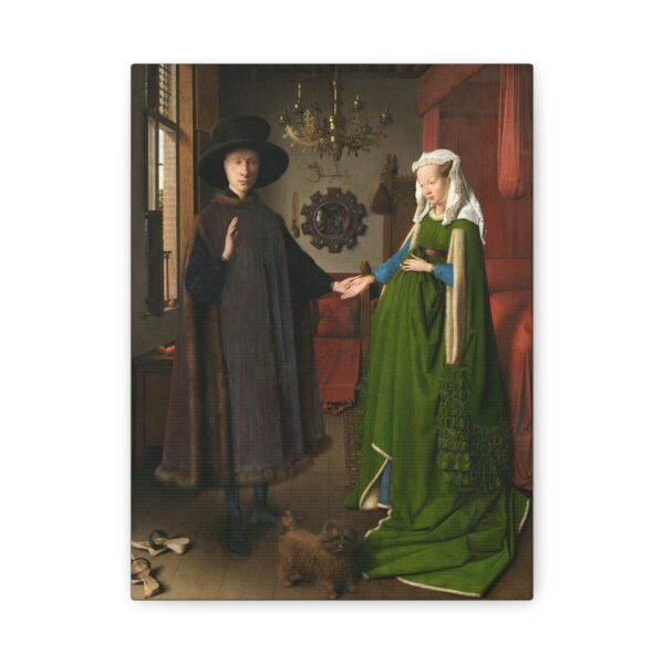 2733595109509110179_2048.jpeg The Arnolfini Portrait - Jan van Eyck (1434) - Renaissance Canvas Print