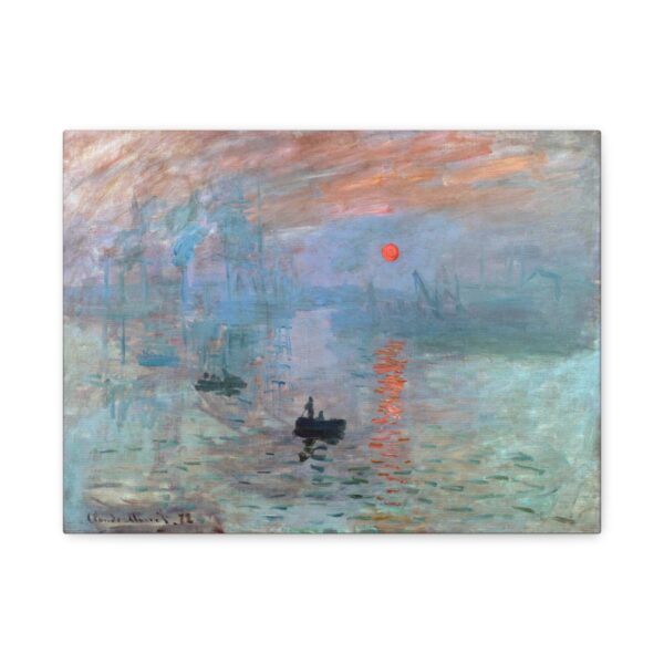 2768815862852254380_2048.jpeg Impression, Sunrise - Claude Monet (1872) - Impressionist Canvas Print