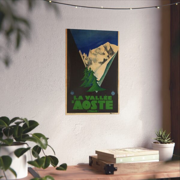 3133380275306582390_2048.jpeg La Vallee d'Aoste (Italie) - ENIT Italian National Tourist Board - Vintage Travel Poster Print