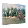 Haystacks - Claude Monet (1885) - Impressionist Canvas Print