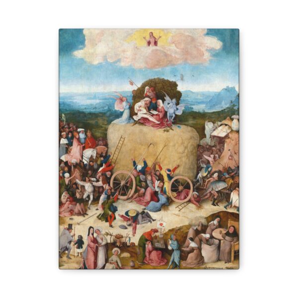 3214734830194048450_2048.jpeg The Haywain Triptych (central panel) - Hieronymus Bosch (c. 1510) - Renaissance Canvas Print