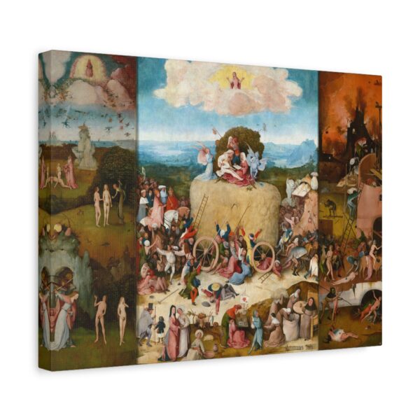 3281748687362158756_2048.jpeg The Haywain Triptych - Hieronymus Bosch (c. 1510) - Renaissance Canvas Wall Art
