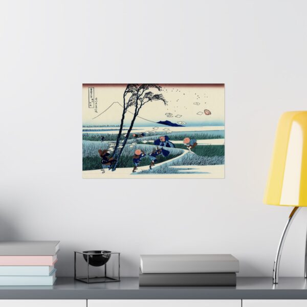 Ejiri in Suruga Province (Sunshu Ejiri) - Katsushika Hokusai (c. 1830-32) - Japanese Woodblock Poster Print