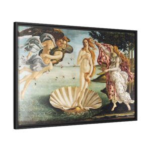 3406805689023821006_2048.jpeg The Birth of Venus - Sandro Botticelli (c. 1485-1486) - Renaissance Framed Canvas Print