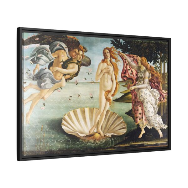 The Birth of Venus - Sandro Botticelli (c. 1485-1486) - Renaissance Framed Canvas Print