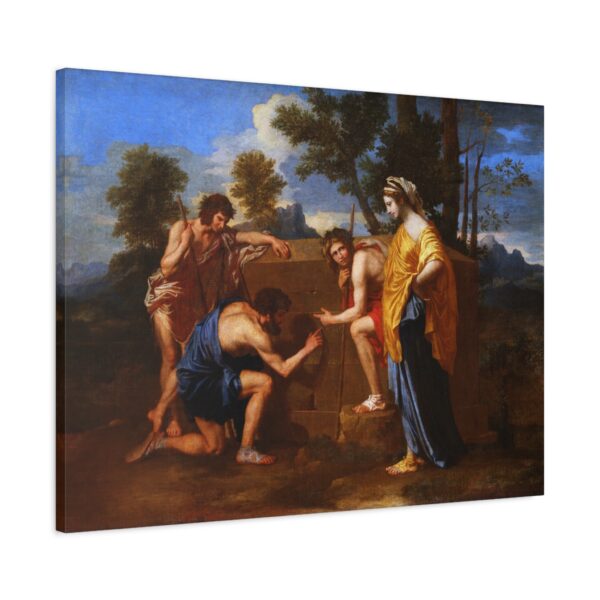 3542916325407350733_2048.jpeg The Arcadian Shepherds (Et in Arcadia Ego) - Nicolas Poussin (c. 1637-38) - Classical Canvas Print