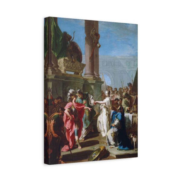 The Sacrifice of Polyxena - Giovanni Battista Pittoni (c. 1733-34) - Classical Canvas Print