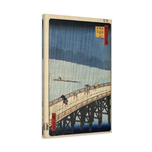 3617538079729094108_2048.jpeg Sudden Shower over Shin-Ōhashi Bridge and Atake - Utagawa Hiroshige (1857) - Japanese Woodblock Canvas Print