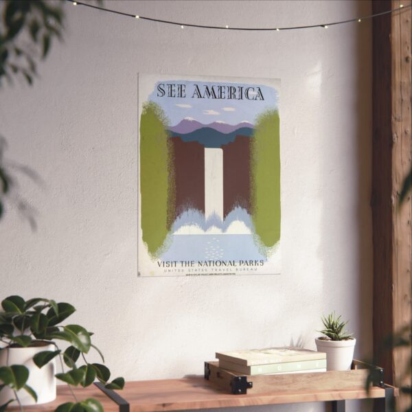 3684041214833280428_2048.jpeg See America, Visit the National Parks - Works Progress Administration (c. 1930s) - Vintage Travel Poster Print