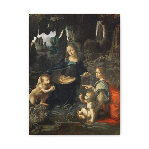 Virgin of the Rocks - Leonardo da Vinci (c. 1483-1486) - Renaissance Canvas Print