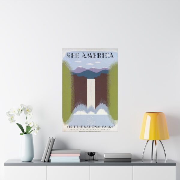 3805979249162630688_2048.jpeg See America, Visit the National Parks - Works Progress Administration (c. 1930s) - Vintage Travel Poster Print