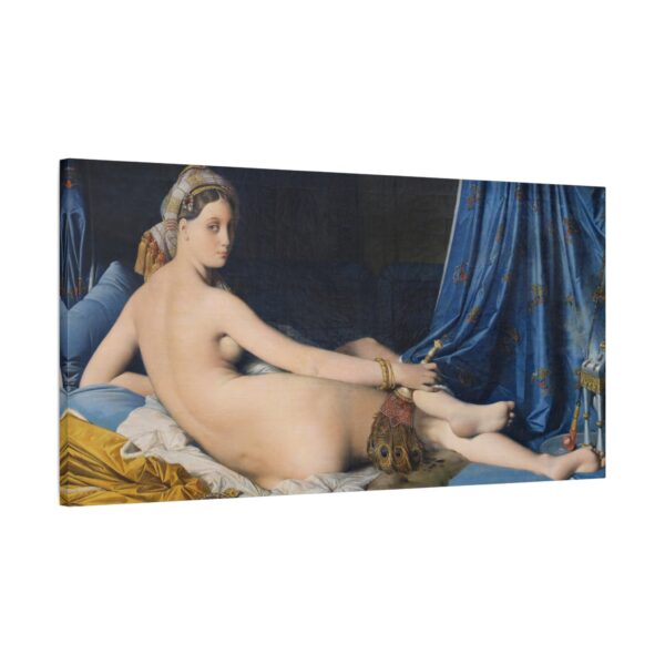 3827354670983373807_2048.jpeg La Grande Odalisque - Jean-Auguste-Dominique Ingres (1814) - Classical Canvas Print