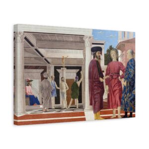 3836348969619381173_2048.jpeg The Flagellation of Christ - Piero della Francesca (c. 1455-1460) - Renaissance Canvas Print