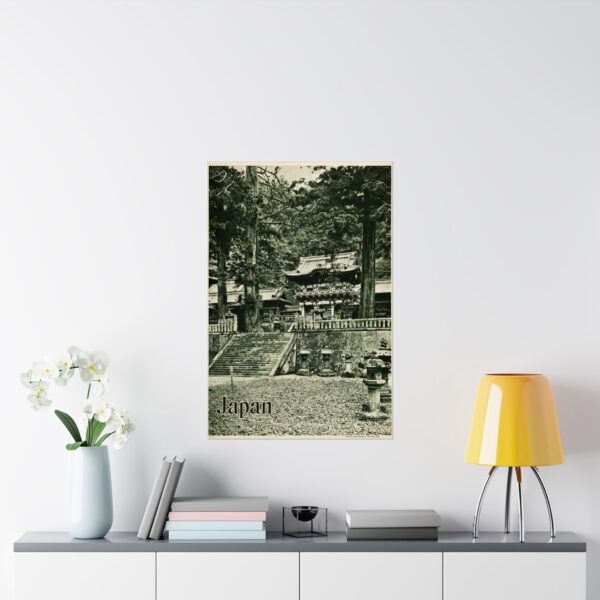 3855377786308281285_2048.jpeg Toshogu Shrine, Nikko - Japanese Government Railways (c. 1936) - Vintage Travel Poster Print