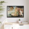 The Birth of Venus - Sandro Botticelli (c. 1485-1486) - Renaissance Framed Canvas Print