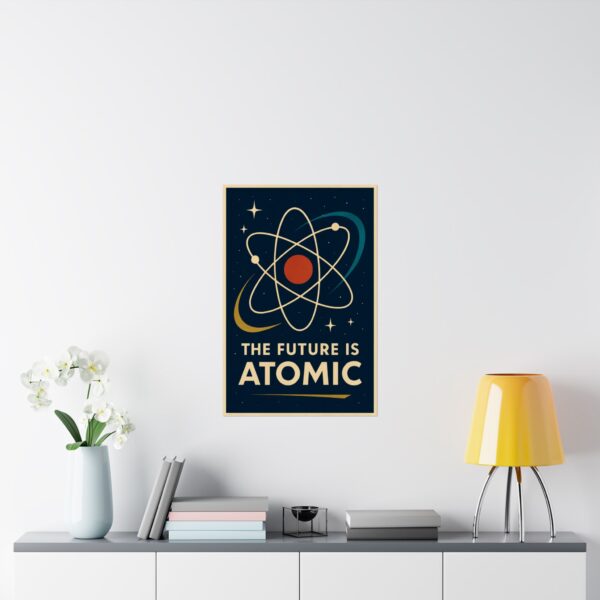 3942915412920708106_2048.jpeg The Future Is Atomic - LUNE Original - Atomic Age Poster Print