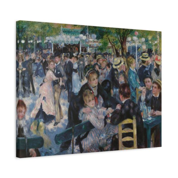 Dance at Le Moulin de la Galette - Pierre-Auguste Renoir (1876) - Impressionist Canvas Print