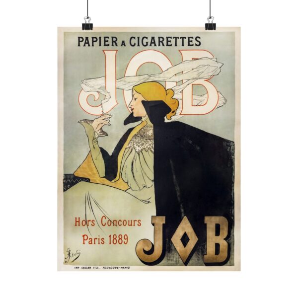4062157608528405519_2048-1.jpeg Job Cigarettes ad- Alphonse Mucha (1889) - Art Nouveau Poster Print