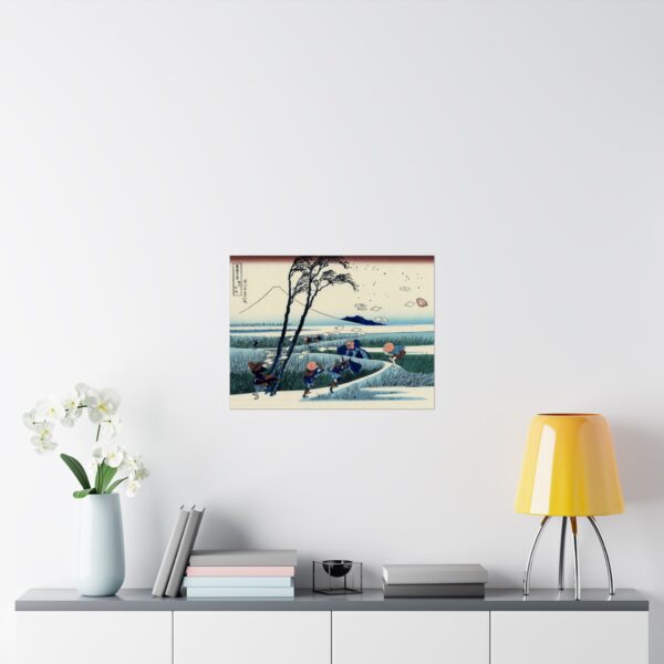 Ejiri in Suruga Province (Sunshu Ejiri) - Katsushika Hokusai (c. 1830-32) - Japanese Woodblock Poster Print