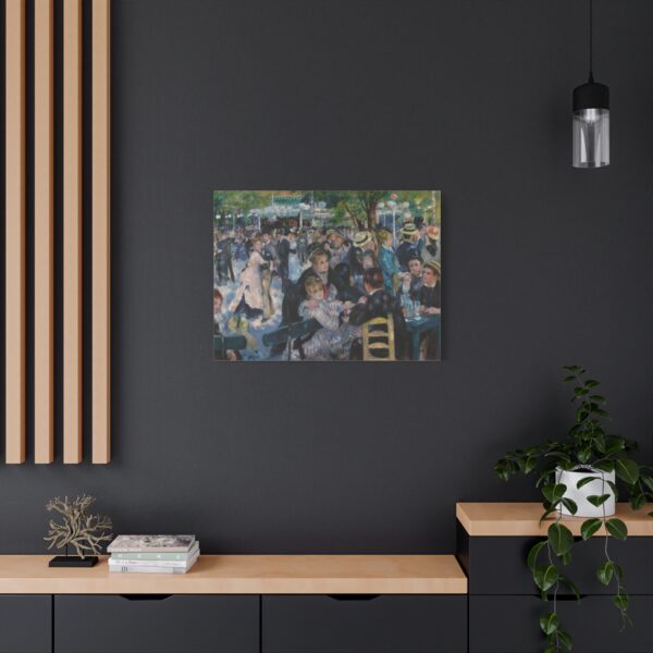 Dance at Le Moulin de la Galette - Pierre-Auguste Renoir (1876) - Impressionist Canvas Print