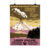Lassen Volcanic National Park - Works Progress Administration (c. 1938) - Vintage Travel Poster Print