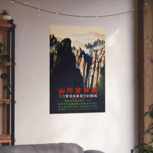 Mount Kumgang in Korea - Japanese Tourist Bureau (c. 1930s) - Vintage Travel Poster Print