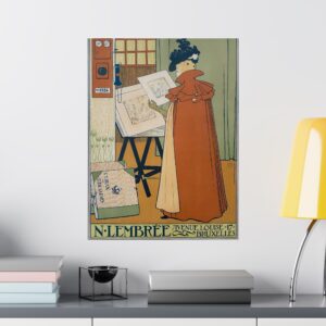 N. Lembrée, Encadrements - Théo Van Rysselberghe (1897) - Art Nouveau Poster Print