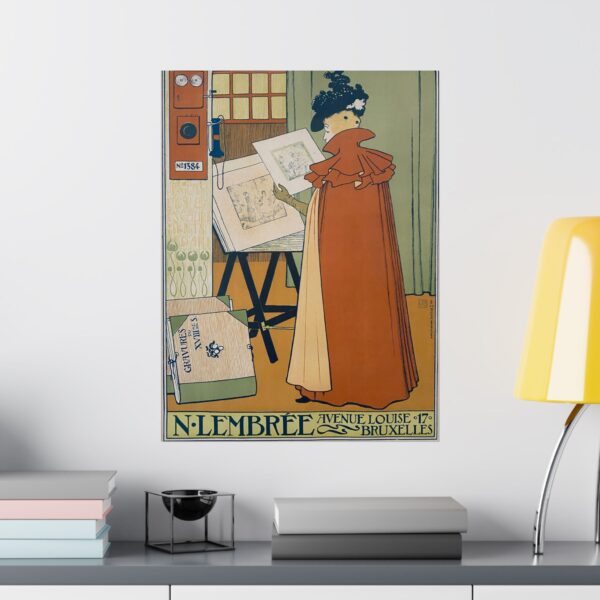 N. Lembrée, Encadrements - Théo Van Rysselberghe (1897) - Art Nouveau Poster Print