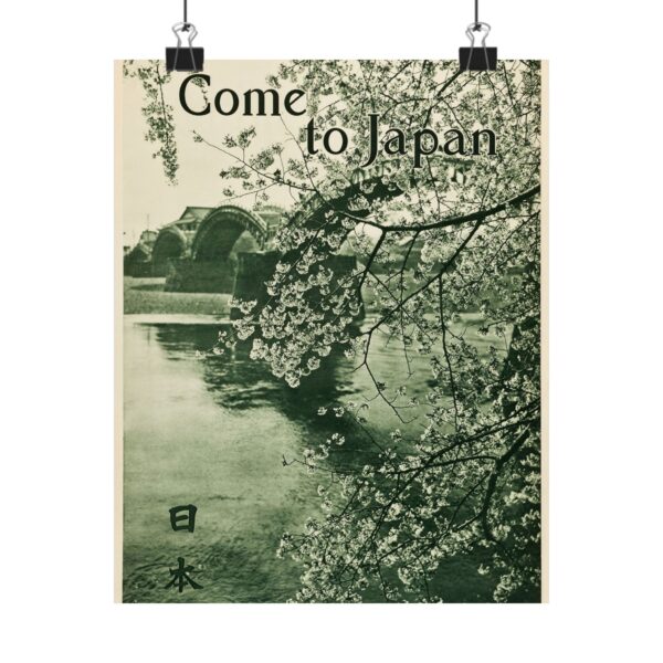 4517459413584901071_2048.jpeg Come to Japan - Japanese Government Railways (c. 1936) - Vintage Travel Poster Print