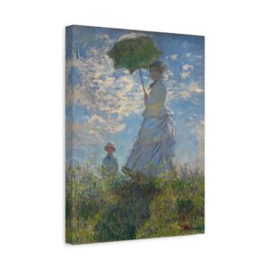 4551931926078427243_2048.jpeg Woman with a Parasol (Madame Monet & Her Son) - Claude Monet (1875) - Impressionist Canvas Print