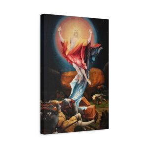 4581907426211049725_2048.jpeg Isenheim Altarpiece (Resurrection panel) - Matthias Grünewald (c. 1512-1516) - Renaissance Canvas Print